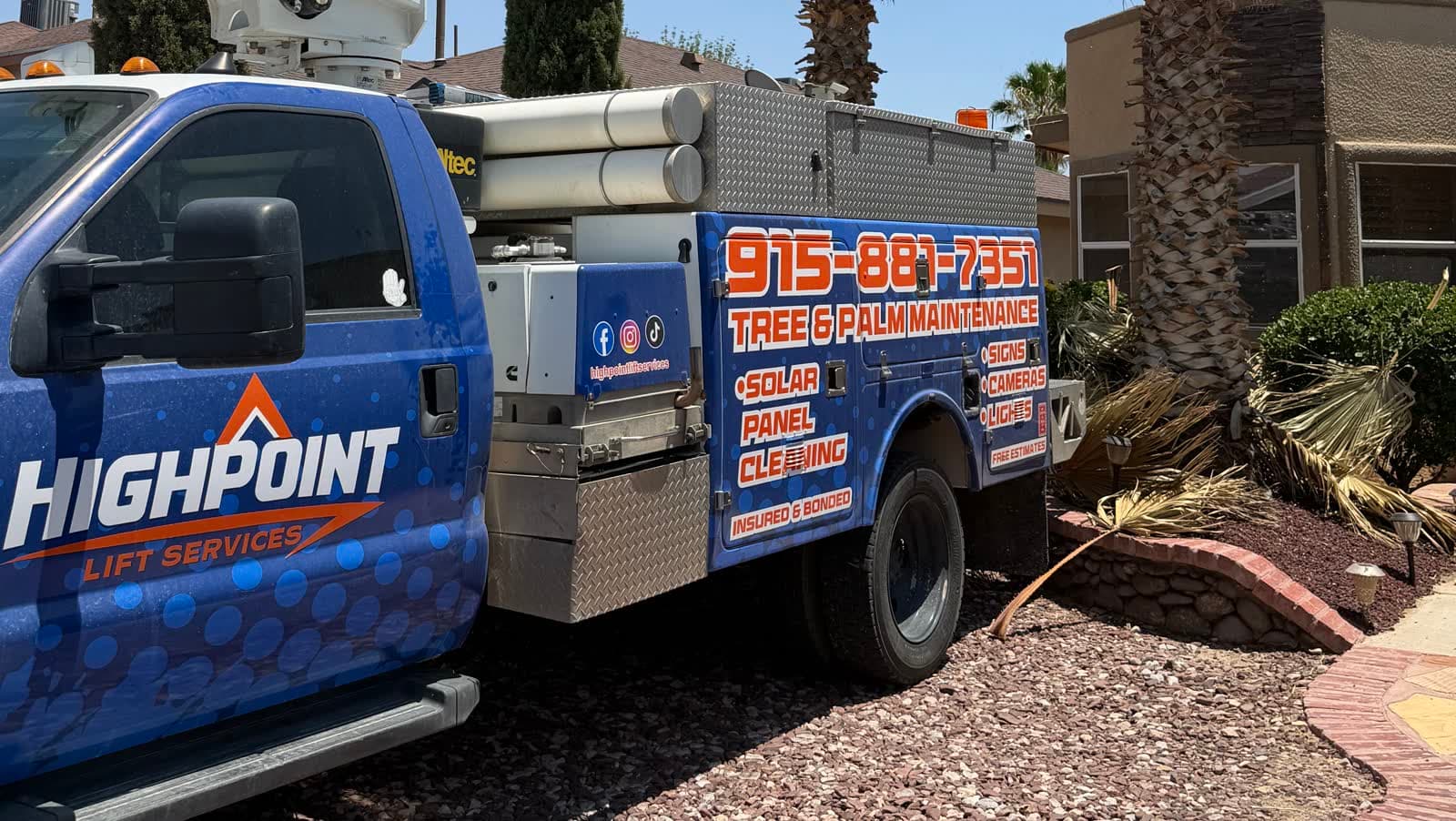 Bucket truck services